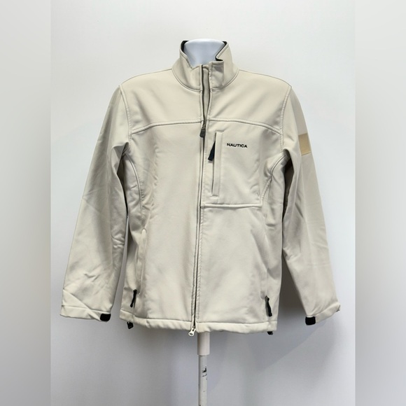 NAUTICA Men’s Beige thermal full zip jacket size S. - Picture 2 of 12